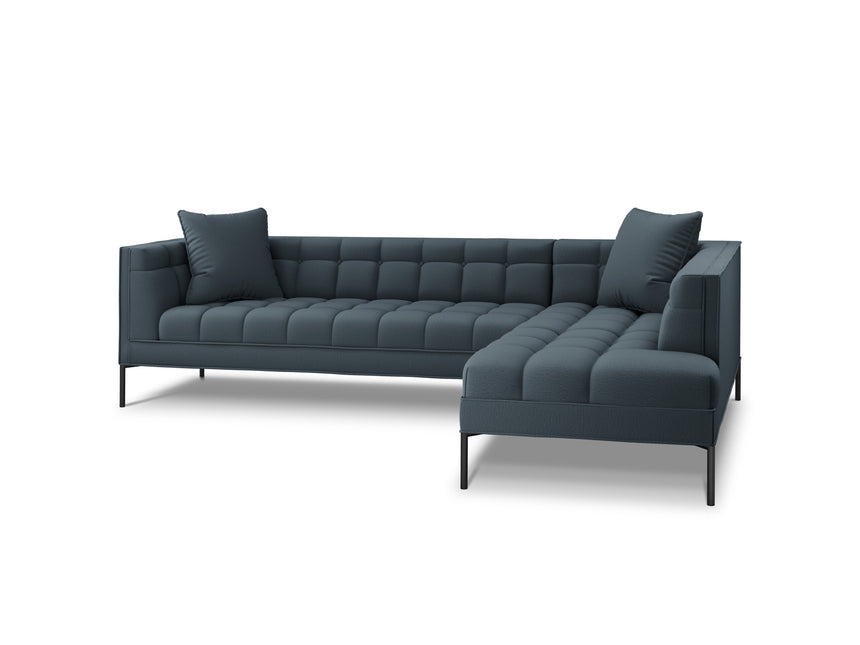 Corner sofa right, Karoo, 5-seater - Blue