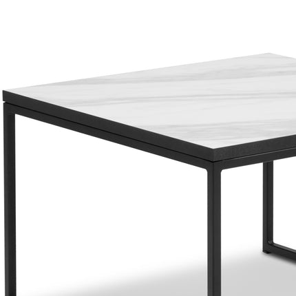 Coffee table, Field, 54x54x34 - White