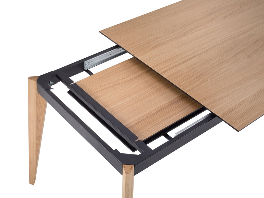 Extendable table, Colette, 8 seats - Brown