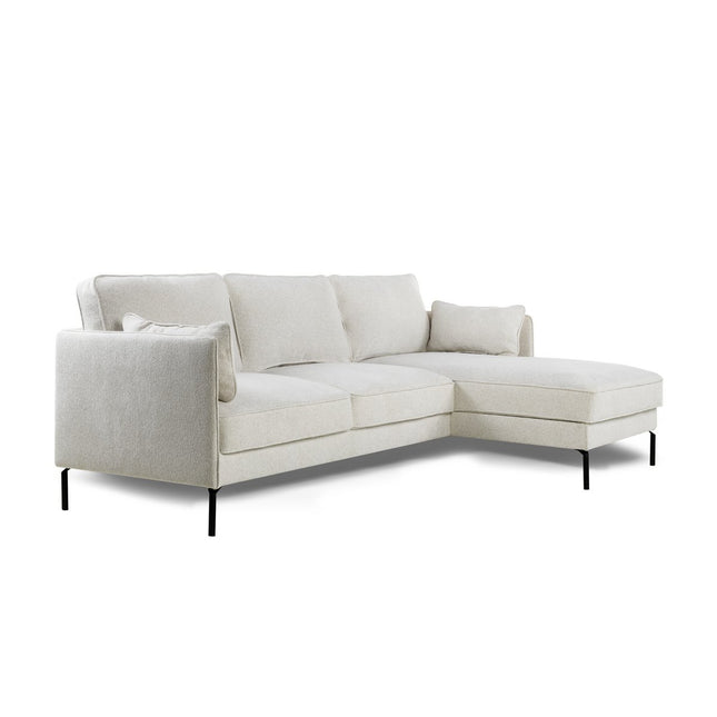 3 seater sofa CL right, Heaven fabric, H920 natural