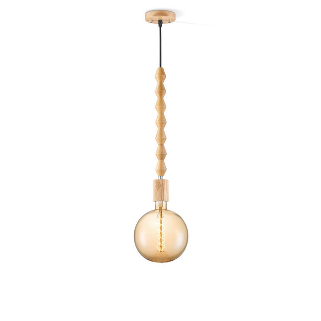 Home Sweet Home hanging lamp Dana - double spiral - dimmable E27 amber