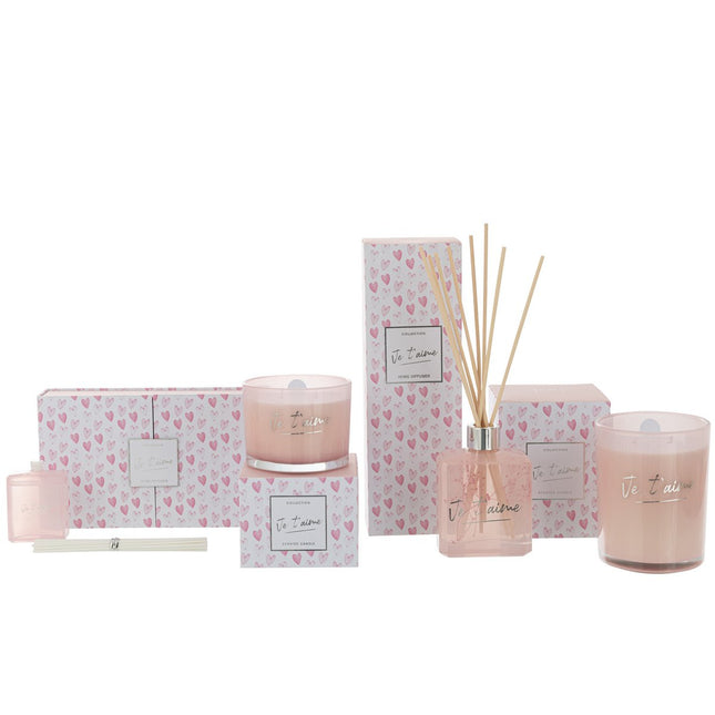 J-Line scented candle Je T'aime - pink - S - 30U