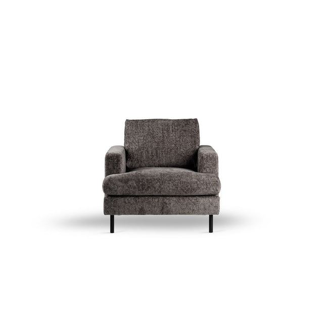 1 seater armchair, fabric Haga 16, E230 anthracite