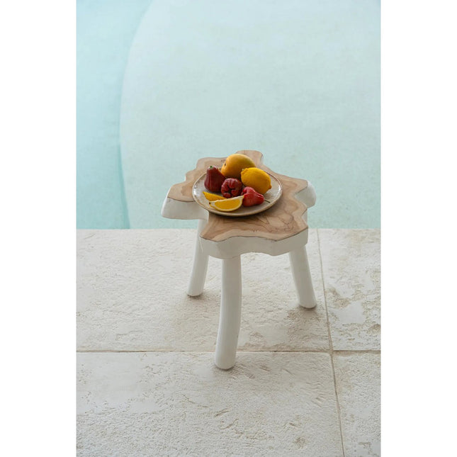 The Organic Side Table - Natural White