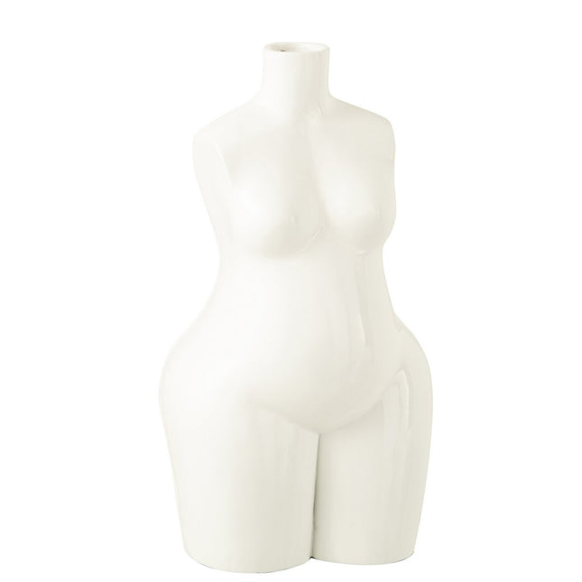 J-Line vase Woman Body - polyresin Glossy - white - large