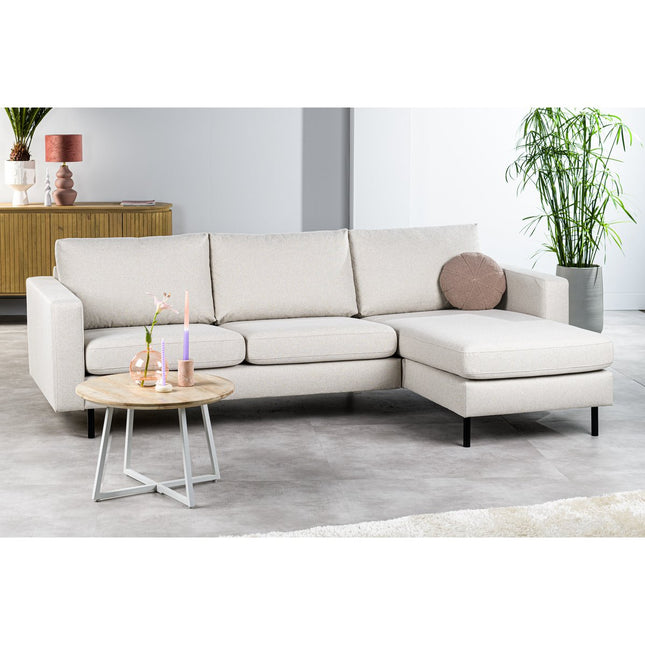 3 seater sofa CL L+R, Dillon fabric, D820 ivory