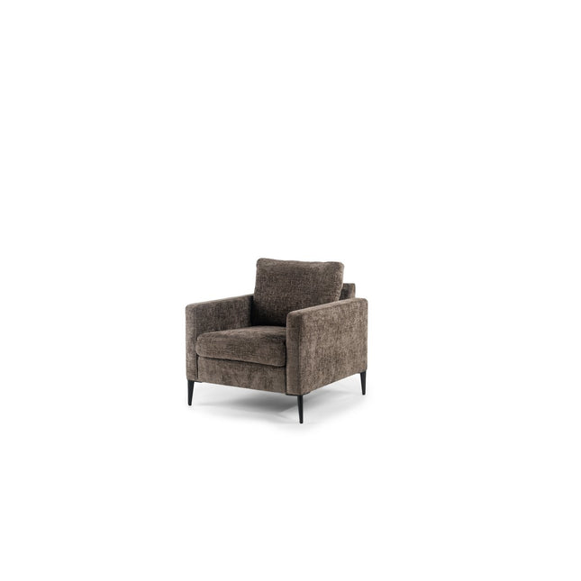 1 seater armchair, fabric Elite, E840 brown
