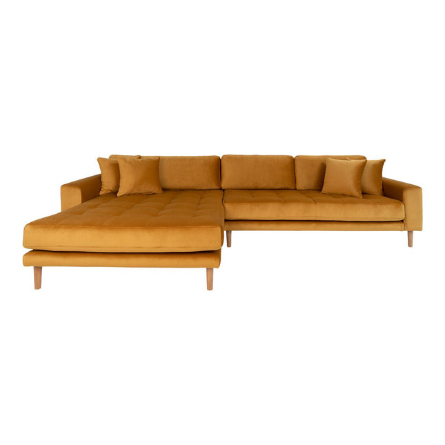 Lido Lounge Sofa Left - Mustard Yellow