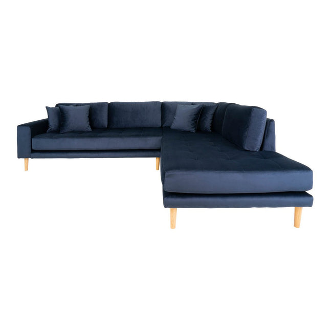 Lido Corner Sofa with Open End - Dark Blue