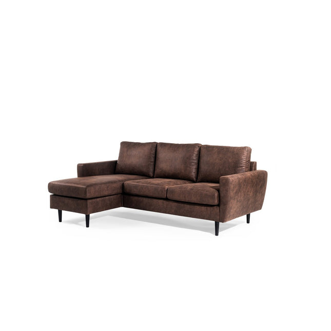 3 seater sofa CL CL L+R, fabric Savannah, S430 brown
