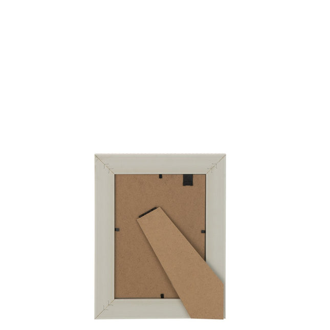 J-Line photo frame - photo frame Woven - wood - light beige - 2 pieces