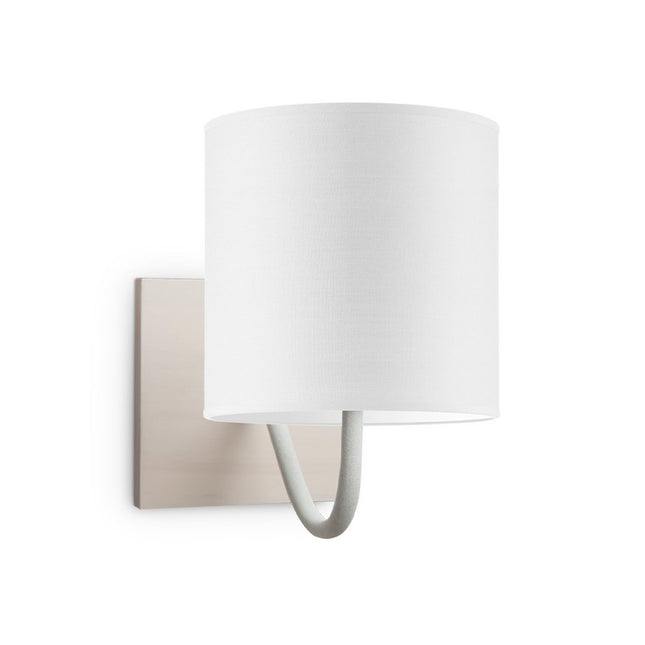 Home Sweet Home Wall Lamp - Beach including Lampshade E27 white 16x15cm