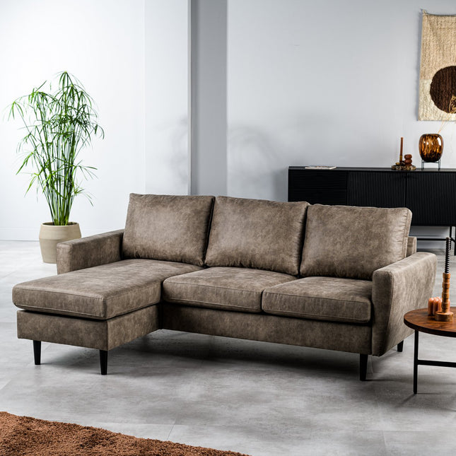 3-seater sofa CL CL L+R, fabric Savannah, S520 taupe