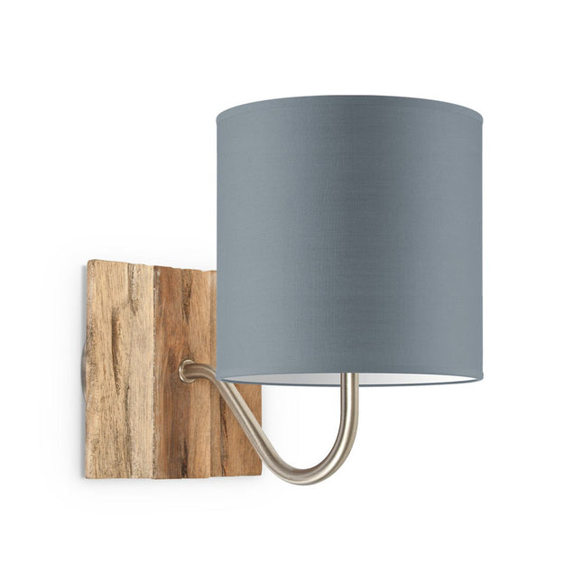 Home Sweet Home Wandlamp - Drift E27 Lampenkap grijs 16cm