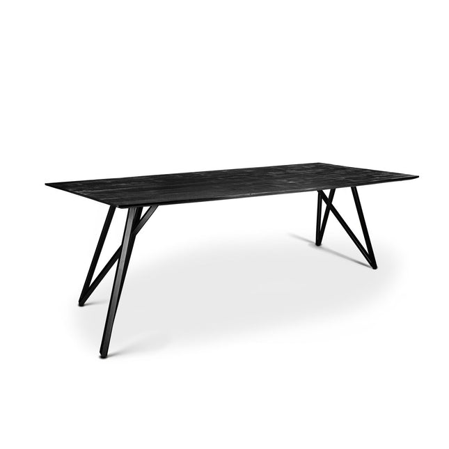 Dining room table, 200x100 cm, W340 black