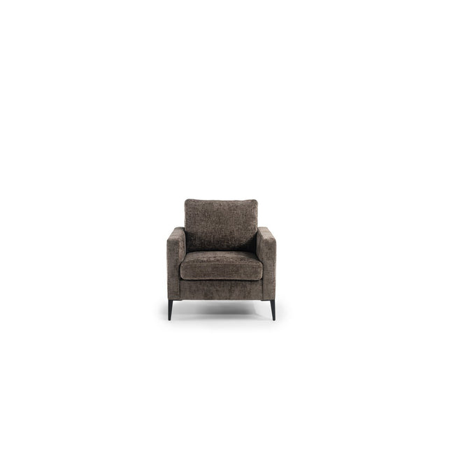1 seater armchair, fabric Elite, E840 brown
