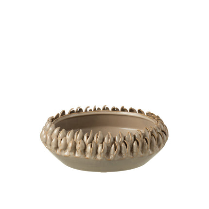 J-Line bowl Ibiza - ceramic - gray - small - Ø 23.00 cm
