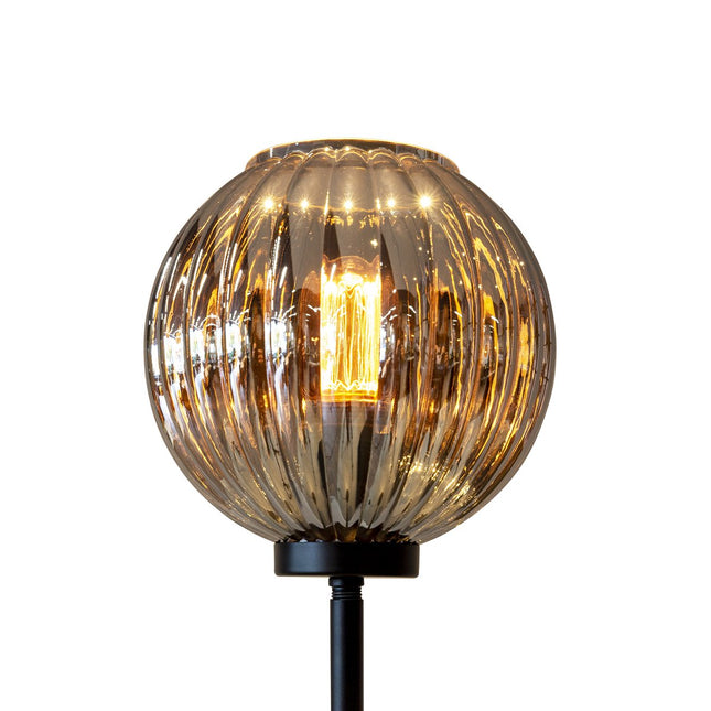 Floor lamp, 1-light, V340 smoke glass