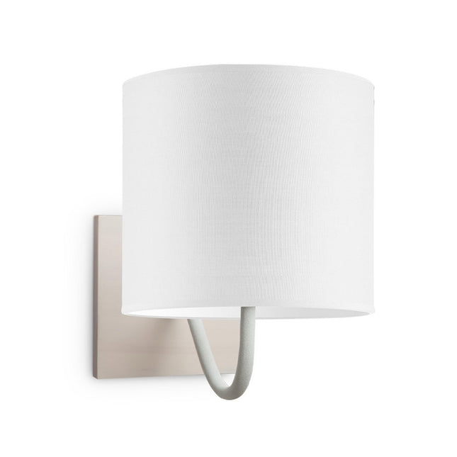 Home Sweet Home Wall Lamp - Beach including Lampshade E27 white 20x17cm