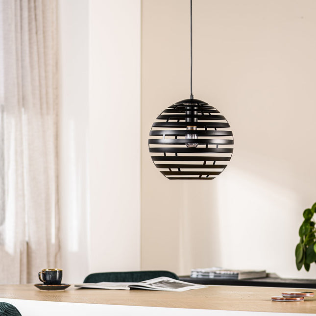 Hanging lamp, 30 cm, H340 black