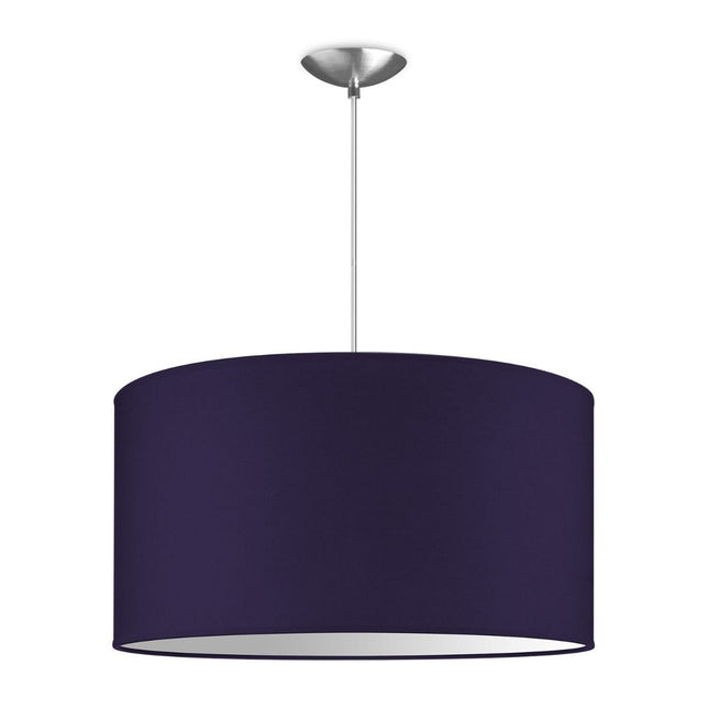 Home Sweet Home hanging lamp Bling with lampshade, E27, purple, 50cm