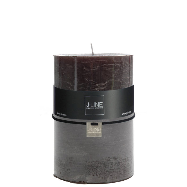 J-Line cylinder candle - black - 120U - XL - 6x