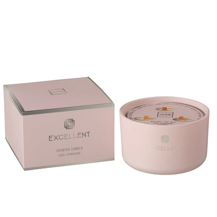 J-Line scented candle Excellent - glass - pink - large - 40U