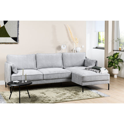 3 seater sofa CL right, Heaven fabric, H311 gray