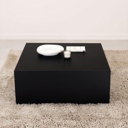 Coffee table Timeau 80 x 80cm, color black