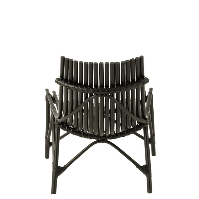 J-Line chair Rattan - jute - black