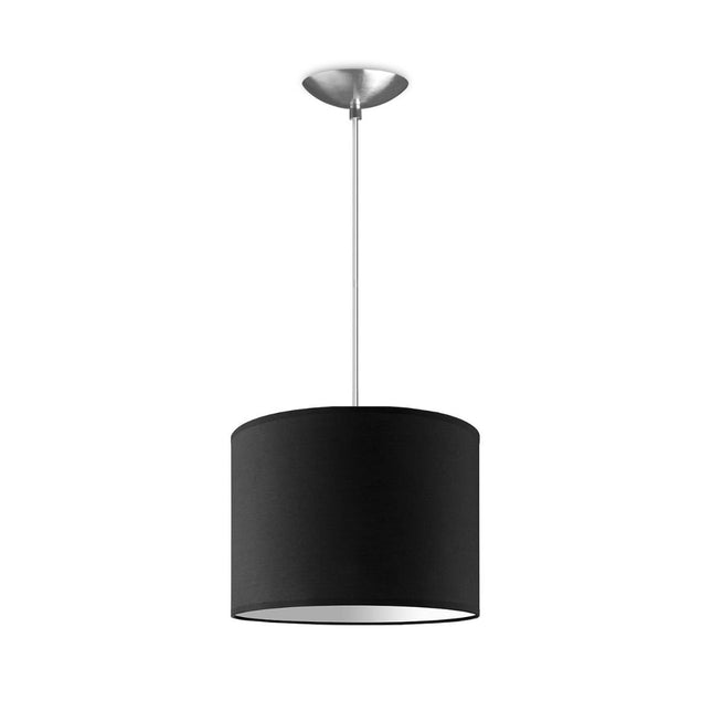 Home Sweet Home hanglamp Bling met lampenkap, E27, zwart, 25cm