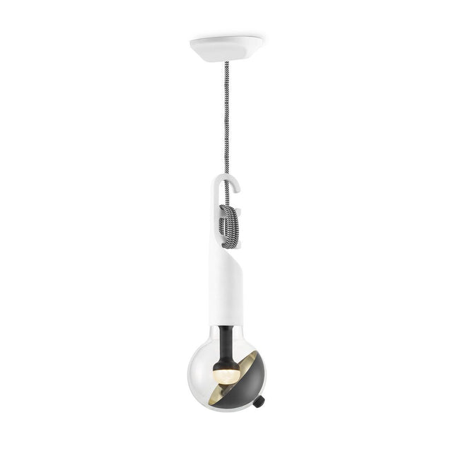 Home Sweet Home Hanging lamp Move Me - Twist Cone 5.5W 2700K white-black