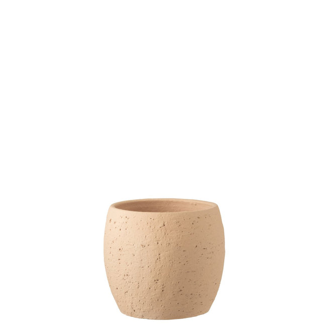 J-Line flower pot Enya - ceramic - beige - large - Ø 24.00 cm