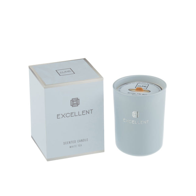 J-Line scented candle Excellent - glass - light blue - small - 50U