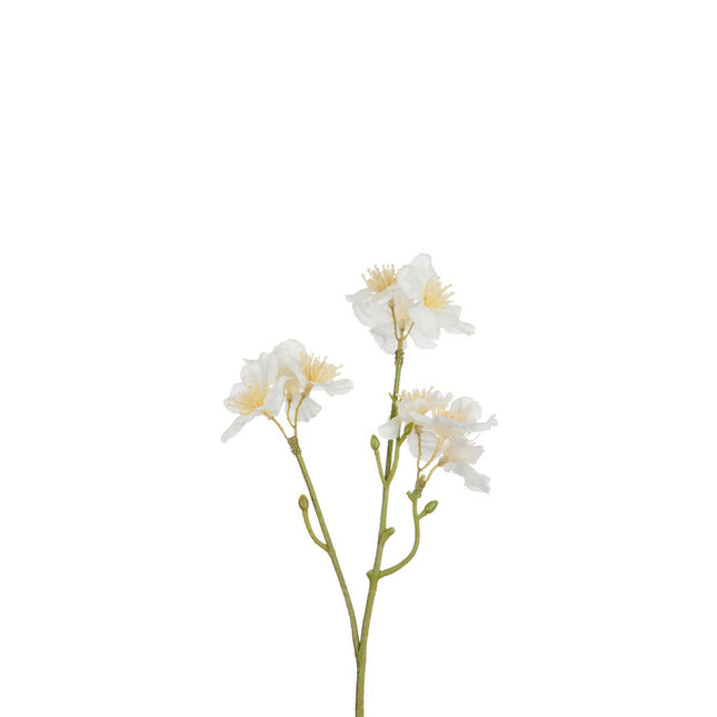 J-Line Blossom Cherry Tree White/Light Yellow Small 25cm
