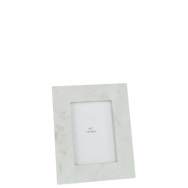J-Line photo frame - photo frame Marble - stone - white - large