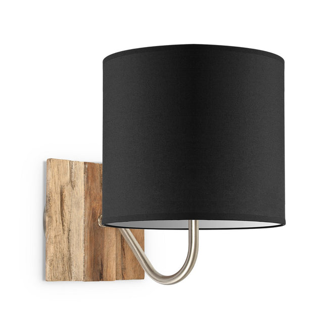 Home Sweet Home Wall Lamp - Drift E27 Lampshade black 20cm