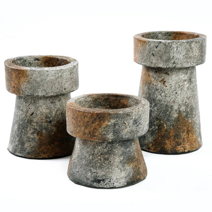 The Gypsy Candle Holder - Antique Grey - L