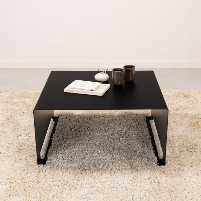 Coffee table Tomas 80 x 80cm, color black