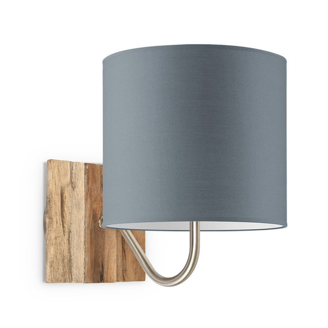 Home Sweet Home Wandlamp - Drift E27 Lampenkap grijs 20cm