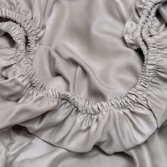 TENCEL™ - Sateen Fitted Sheet Taupe