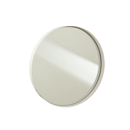 J-Line mirror Round Edge - Metal - white - large