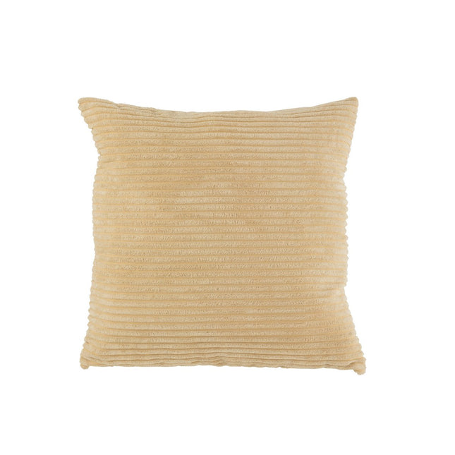 J-Line Cushion Stripe - textile - beige