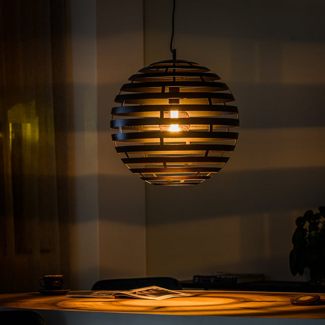 Hanging lamp, 50 cm, H340 black