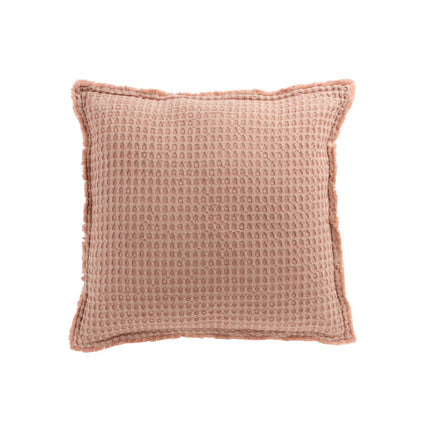 J-Line Cushion Waffle pattern - cotton - light pink