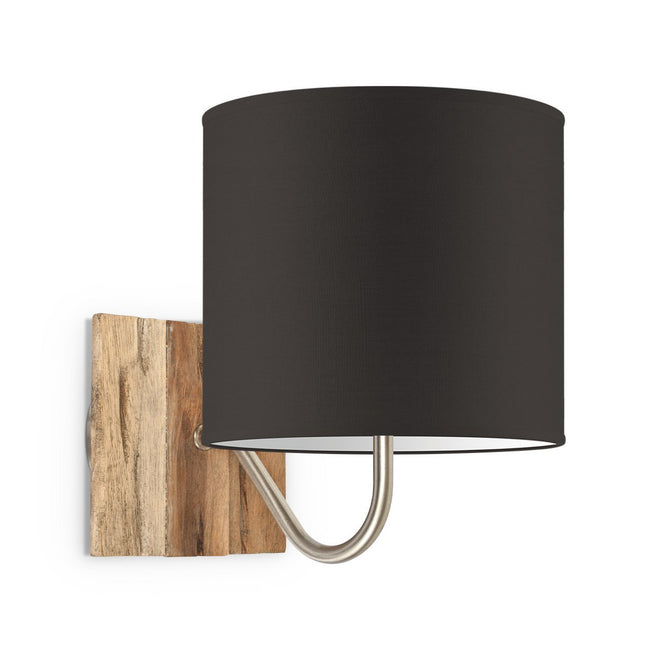 Home Sweet Home Wall Lamp - Drift E27 Lampshade chocolate 20cm