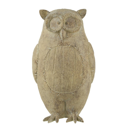 J-Line Owl Poly Light Brown Large