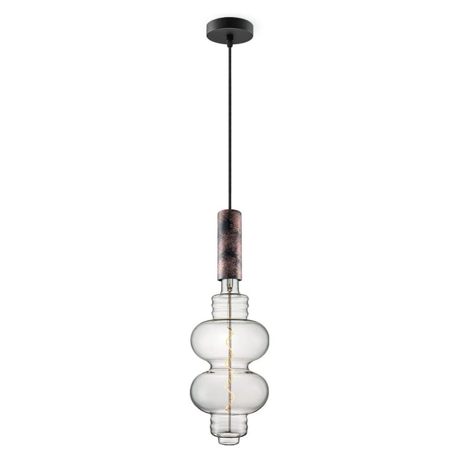 Home Sweet Home hanging lamp rust Saga Diabolo - dimmable E27 clear
