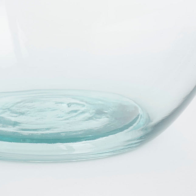 Lilou Vase - H31 x Ø22 cm - Recycled Glass - Transparent