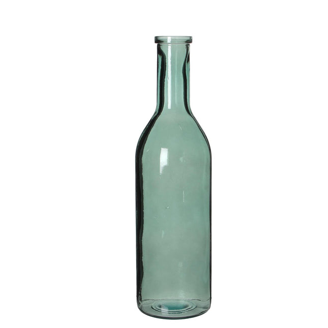 Rioja Bottle Vase - H50 x Ø15 cm - Recycled Glass - Green